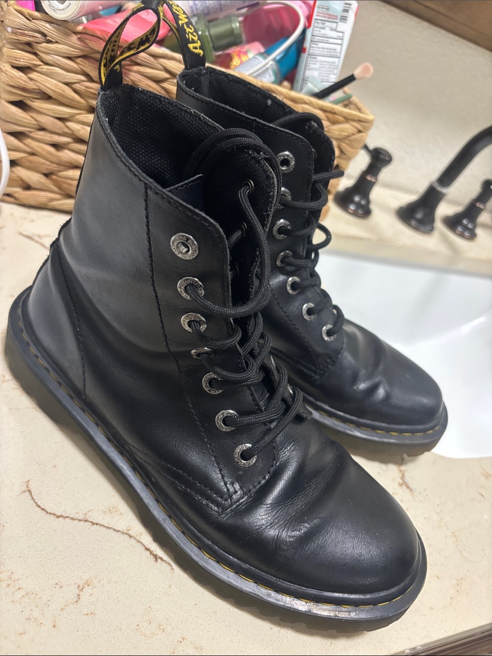 Dr. Martens Luna Lace-Up Combat Boot